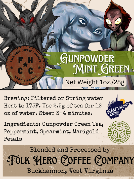 Gunpowder Mint Green Tea